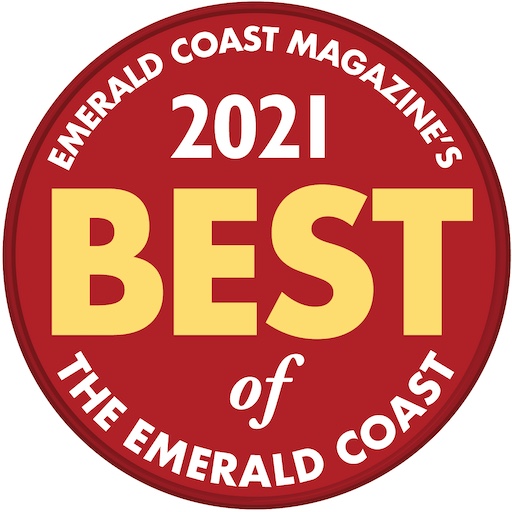 Emerald Coast Magazine best of 2021 badge